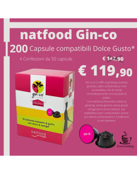 GINSENG NATFOOD GIN-CO 200 CAPSULE COMPATIBILI DOLCE GUSTO*  Ct4x50pz - 3