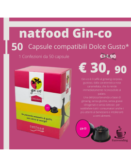 GINSENG NATFOOD GIN-CO CAPSULA COMPATIBILE DOLCE GUSTO PZ 500 - 3