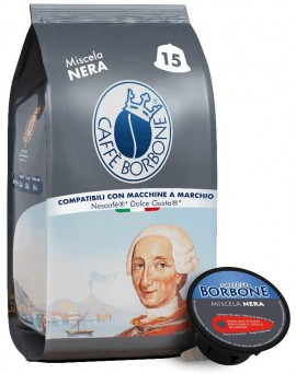 Caffè Borbone Miscela NERA Compatibili con macchine a marchio Nescafé ®* Dolce Gusto ®* 90 Capsule - 2